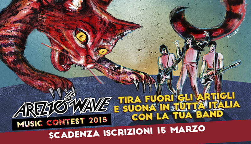 Arezzo Wave Music Contest 2018: se la musica è la tua strada, partecipa anche tu!