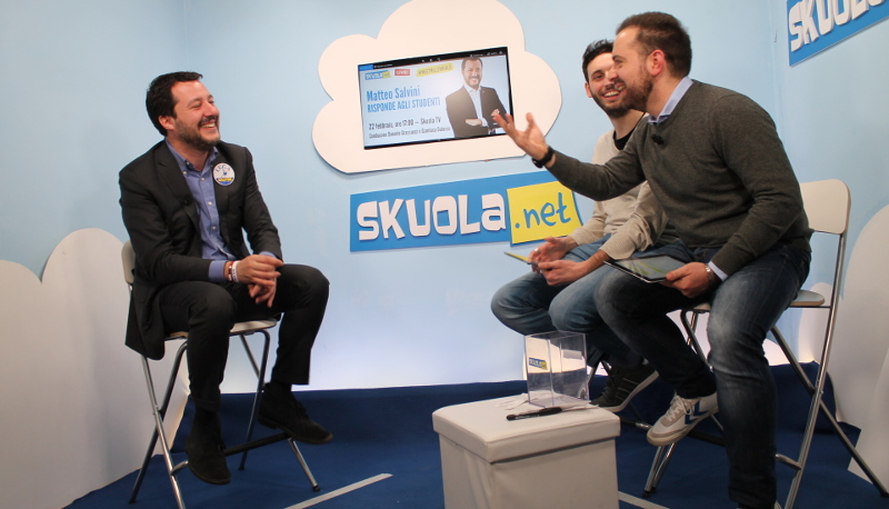 Salvini a Skuola.net: “A volte meglio un lavoro dell’università”. All’Istruzione? “Uno laureato ed esperto”