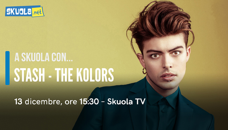Stash, intervista su Skuola.net: tutte le curiosità sul frontman dei The Kolors