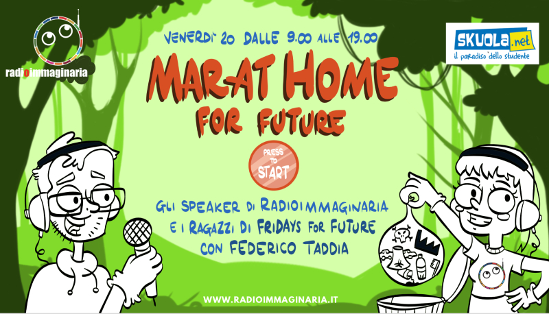 MaratHome for Future: la diretta di Radioimmaginaria per l’ambiente