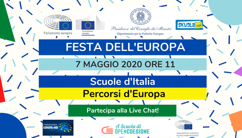 Festa dell’Europa, studenti ed eurodeputati in Live Chat su Skuola.net il 7 maggio