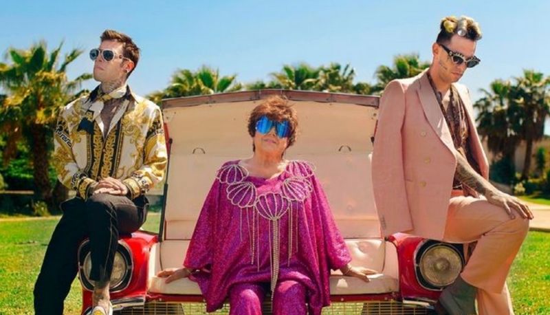 Fedez, Achille Lauro e Orietta Berti: la nuova canzone Mille