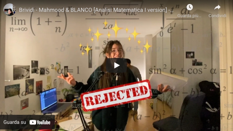 Brividi diventa "Limiti": la parodia degli studenti alle prese con Analisi Matematica 1