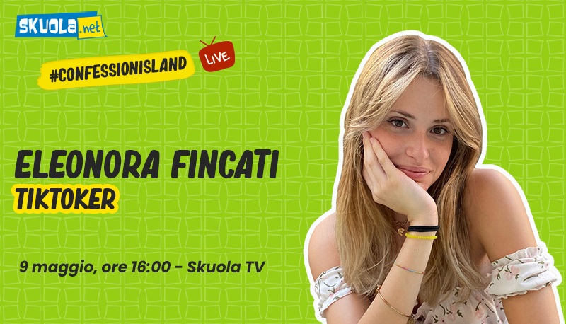 A Skuola con Eleonora Fincati: #ConfessionIsland il 9 maggio alle 16:00