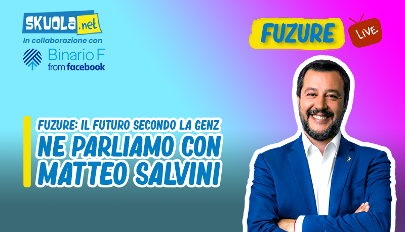Quale futuro aspetta i giovani? Ne parliamo con Matteo Salvini in diretta alle ore 14:00 del 7 giugno