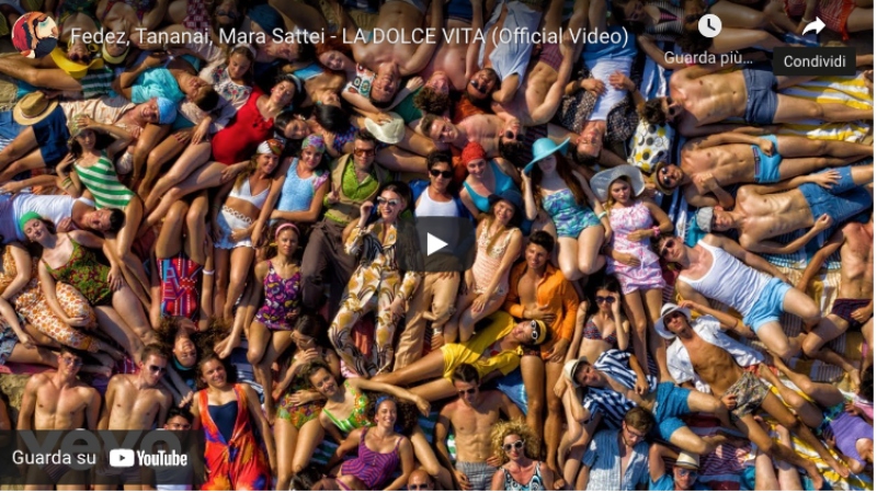 Il video de La Dolce Vita di Fedez, Tananai e Mara Sattei