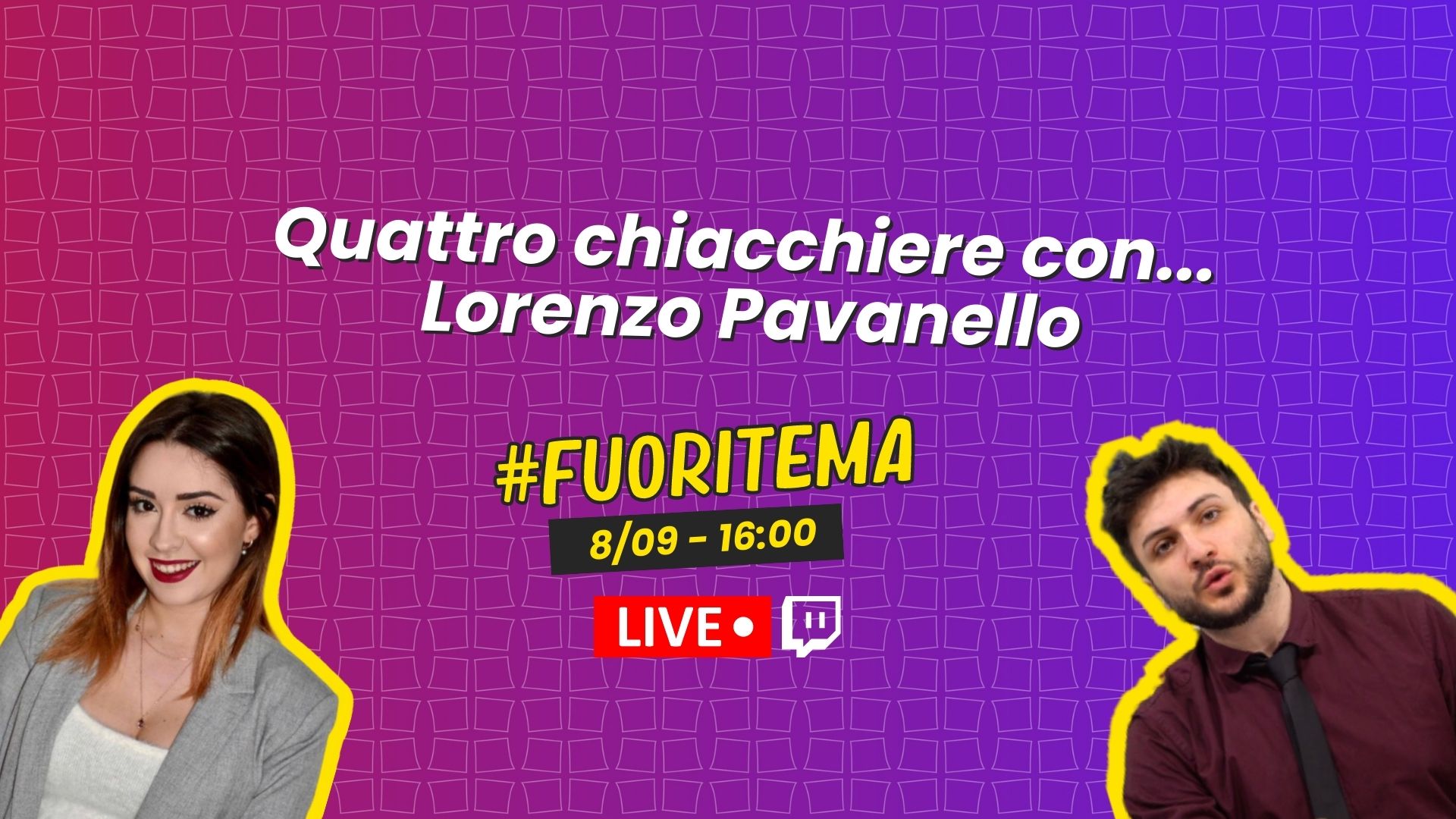 A Skuola con Lorenzo Pavanello, ideatore di #20e30 – #FuoriTema Live 8 settembre 2022