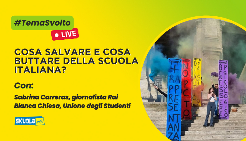 Giornata Internazionale dello Studente: a Skuola con la giornalista Sabrina Carreras e Bianca Chiesa (UDS) – #Temasvolto 17 novembre ore 16:00