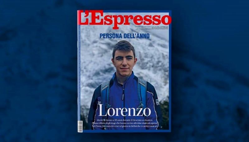 La persona dell’anno? Per "L’Espresso" è Lorenzo Parelli, studente morto in alternanza scuola-lavoro