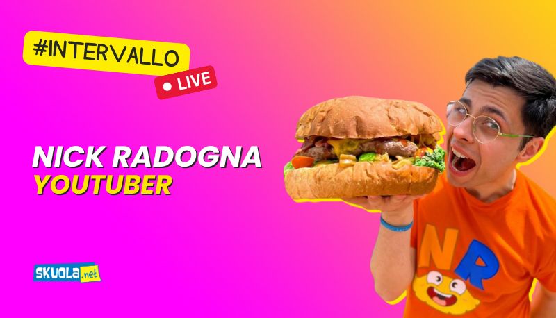 A Skuola con Nick Radogna – #Intervallo 26 gennaio alle ore 16:00