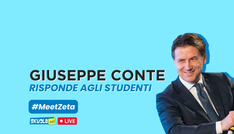 Il Presidente M5S Giuseppe Conte risponde agli studenti  – #MeetZeta 14 aprile ore 16:30 LIVE