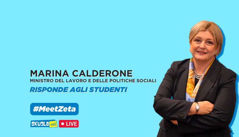 PCTO, sicurezza sul lavoro, disoccupazione: il Ministro del Lavoro risponde agli studenti – #MeetZeta il 6 ottobre alle 16:00