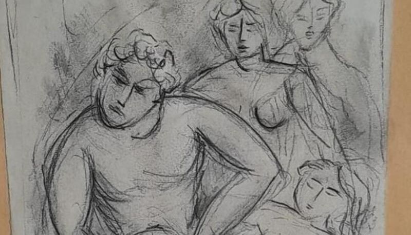Disegno comprato a 2 euro al mercato forse ne vale 200mila: potrebbe essere un Matisse