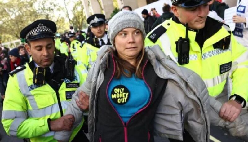 Greta Thunberg arrestata a Londra