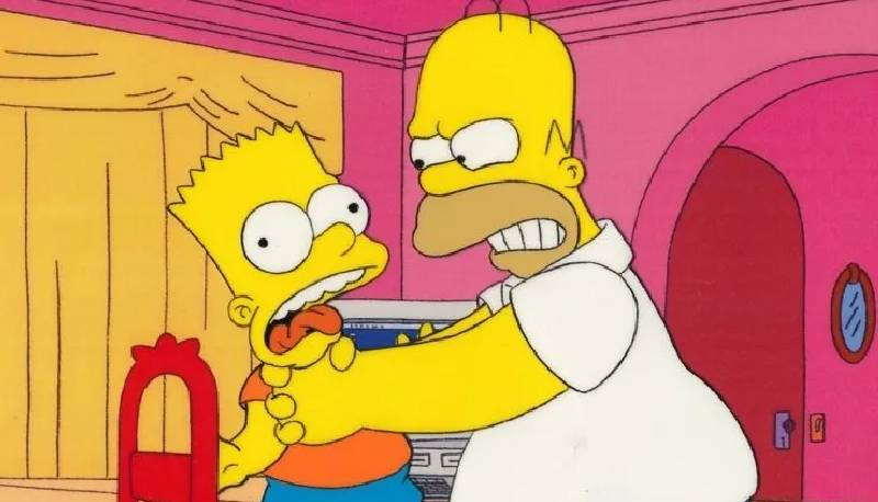 I Simpson, ecco perché Homer non strangolerà più Bart